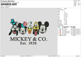 Mickeyco Embroidery File 6 sizes