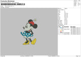 minnie flower Embroidery