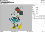 minnie flower Embroidery