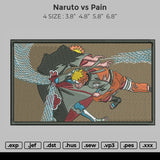 Naruto VS Pain Embroidery