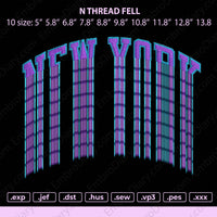 New York Hair Embroidery