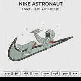 NIKE ASTRONAUT Embroidery