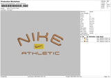 Nike Athelic 02 Embroidery File 6 sizes