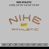 Nike Athelic 02 Embroidery File 6 sizes