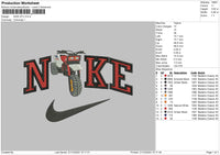 Nike Atv Embroidery File 6 sizes