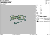 Nike Bass Embroidery File 6 sizes