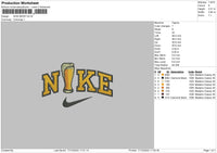 Nike Beer Embroidery File 6 sizes