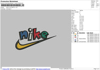 Nike Colorfull Embroidery
