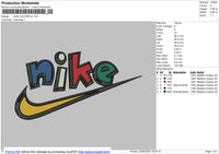 Nike Colorfull Embroidery