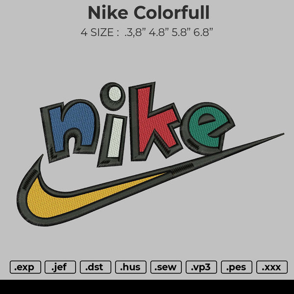 Nike Colorfull Embroidery