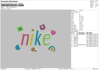 Nike Colors Embroidery