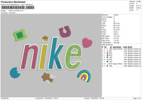 Nike Colors Embroidery