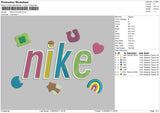 Nike Colors Embroidery