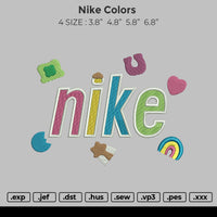 Nike Colors Embroidery