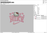 nike kitty 03 Embroidery