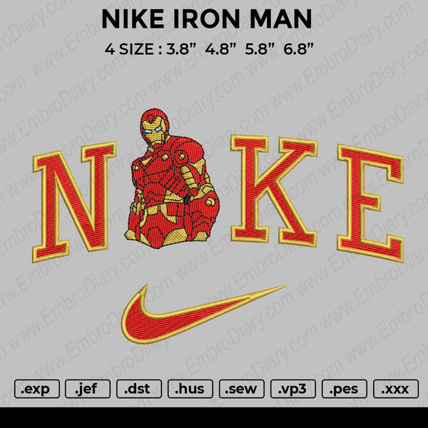 Nike Iron Man Embroidery embroiderystores