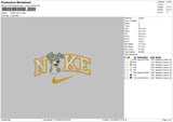 Nike Lady Embroidery File 6 sizes