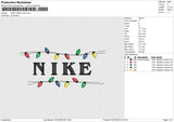 Nike Lamp Xmas Embroidery