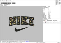 Nike Leopard Embroidery