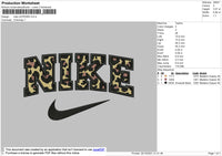 Nike Leopard Embroidery
