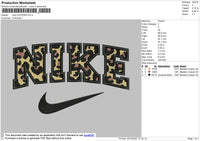 Nike Leopard Embroidery