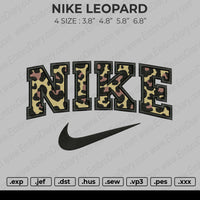 Nike Leopard Embroidery