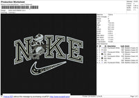 NIKE NIGHTMARE Embroidery
