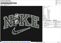 NIKE NIGHTMARE Embroidery