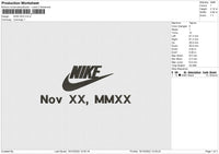 NIKE NOV Embroidery