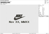 NIKE NOV Embroidery