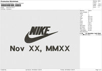 NIKE NOV Embroidery