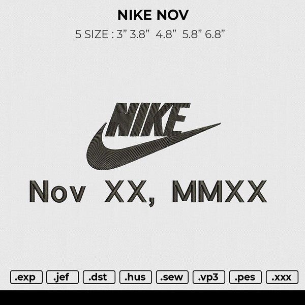 NIKE NOV Embroidery