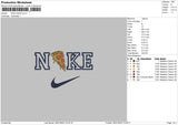 Nike Pizza Embroidery File 6 sizes