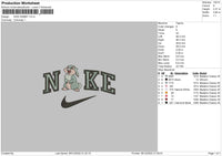 Nike Rabbit Embroidery File 6 sizes
