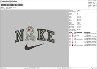 Nike Rabbit Embroidery File 6 sizes