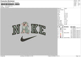 Nike Rabbit Embroidery File 6 sizes
