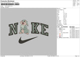 Nike Rabbit Embroidery File 6 sizes