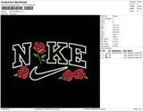 Nike Rose Embroidery