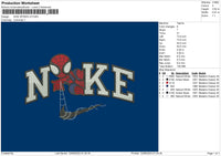 Nike Spider V5 Embroidery File 6 sizes