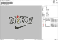 Nike Toad Embroidery File 6 sizes