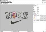 Nike Toadette Embroidery File 6 sizes