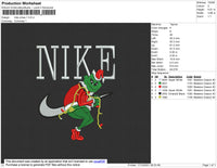 Nike GRINCH Xmas Embroidery
