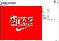 Nike Xmas V20 Embroidery