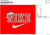Nike Xmas V20 Embroidery