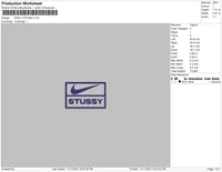 Nike X Stussy Embroidery