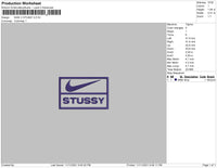 Nike X Stussy Embroidery