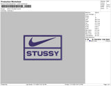 Nike X Stussy Embroidery