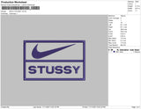Nike X Stussy Embroidery