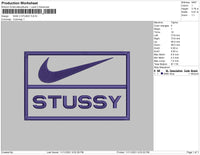Nike X Stussy Embroidery