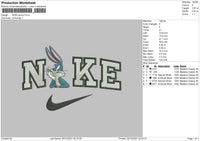Nike Bunny Embroidery